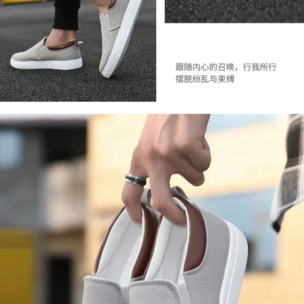 Fashion Canvas Men's Sneakers Black Lace Up Sping Shoes 2024 Classic Casual Vulcanized Shoes Size 46 47 Mens Spring Sport Shoes