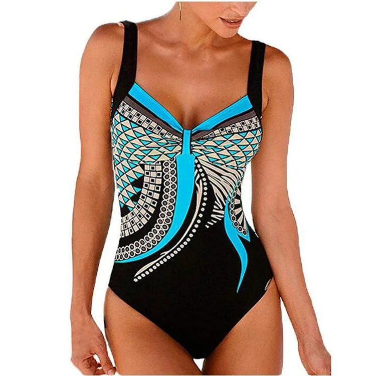 Costume da bagno bikini sexy Costumi da bagno Donna 2025 Costume intero Push Up Nuoto per abbigliamento da spiaggia Monokini Costumi da bagno taglie forti 2XL platinumshop