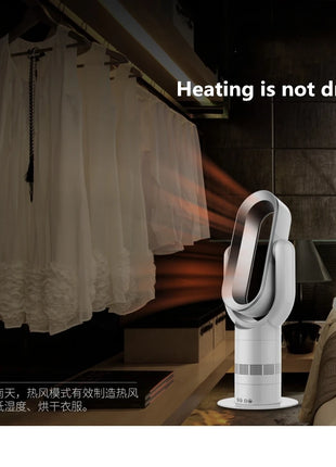 Ventilatore Freddo e Caldo con Telecomando, Senza Pale, 220V, Ultra-silenzioso, Purificatore d'Aria, Alta Qualità, Programmabile 1-9 Ore