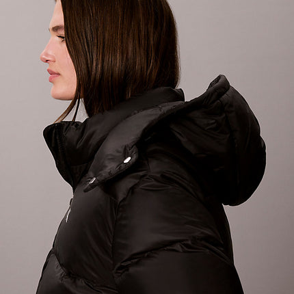 piumino corto black da donne calvin klein jeans