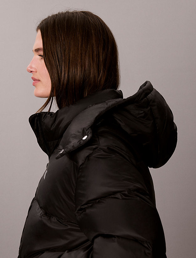 piumino corto black da donne calvin klein jeans