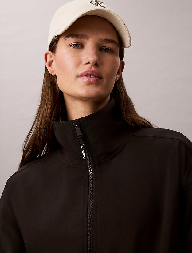 giubbotto sportivo antivento impermeabile black da donne ck sport