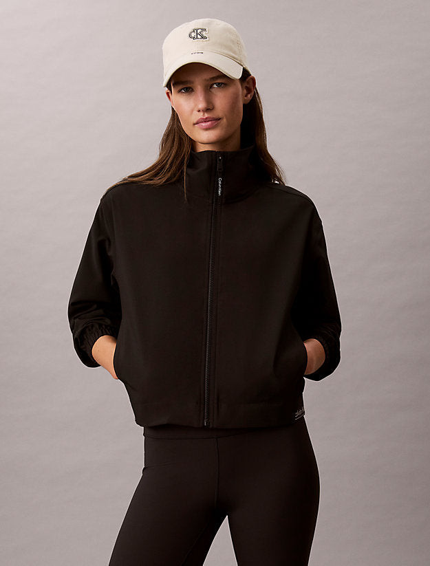 giubbotto sportivo antivento impermeabile black da donne ck sport