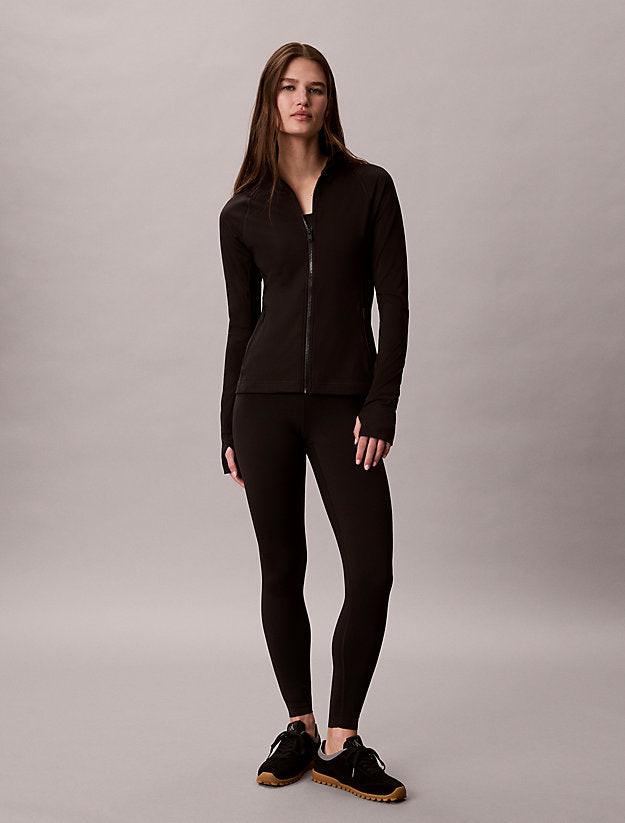 giacca sportiva morbida black da donne 