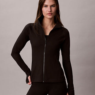 giacca sportiva morbida black da donne 