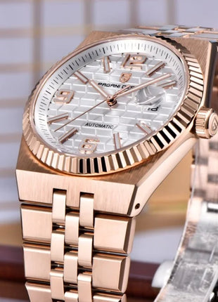 Nuovo Orologio da Polso Meccanico Automatico PAGANI DESIGN 2026 per Uomo, Vetro Zaffiro, Acciaio Inossidabile, Impermeabile, Orologio di Lusso