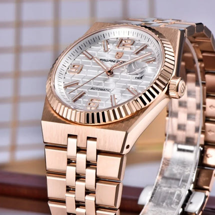 Nuovo Orologio da Polso Meccanico Automatico PAGANI DESIGN 2026 per Uomo, Vetro Zaffiro, Acciaio Inossidabile, Impermeabile, Orologio di Lusso