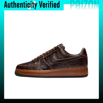 Nike Air Force 1 Low top Skateboard Shoes Men's Brown Black II7090-222