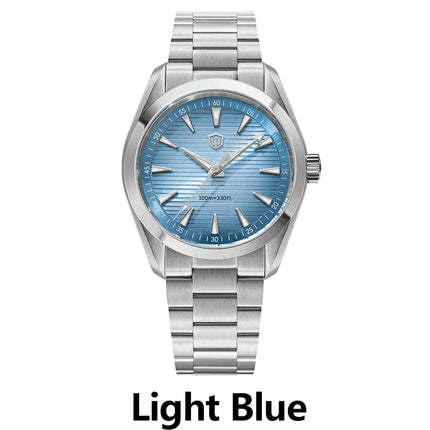 Watchdives WD0006 V2 Watch VH31 Sweep Second Quartz Movement Sapphire Luminous Stainless Steel Watches Waterproof 38mm Watch