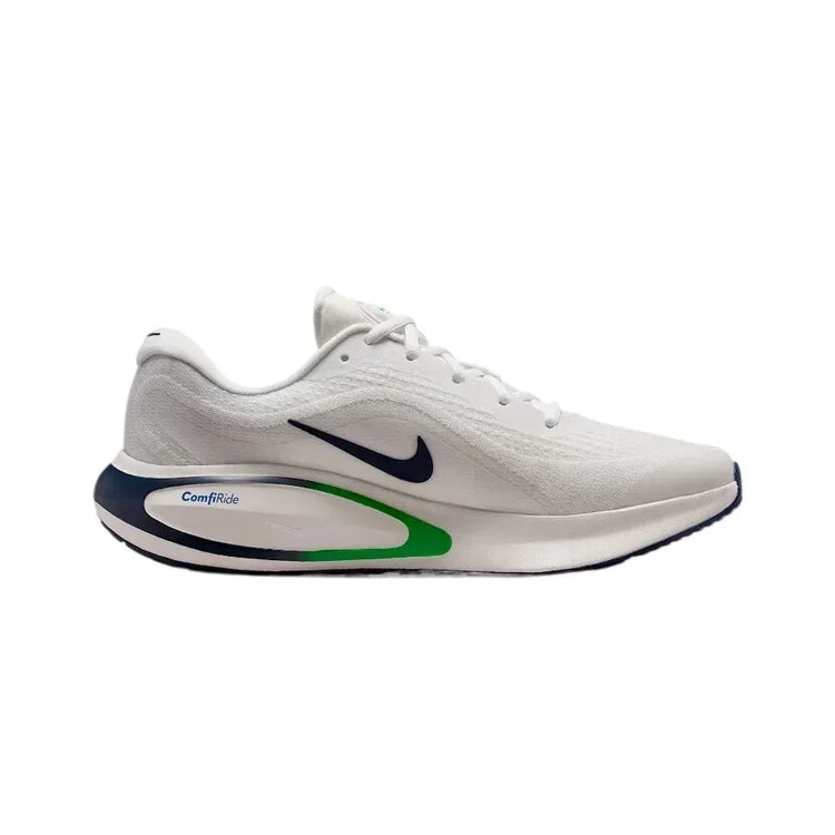 Nike Journey Run Sneakers, White, Running Shoes, Cushioned, Breathable Mesh, Unisex FN0228-113