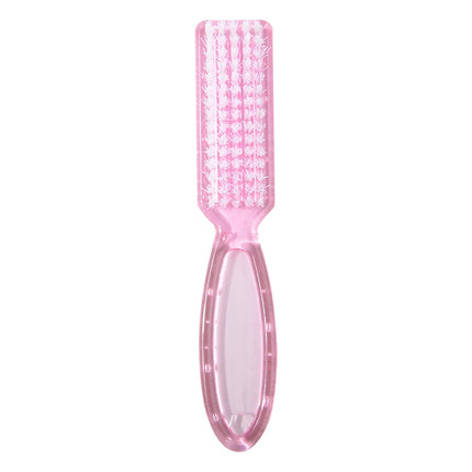 Cleaning Nail Brushes Transparent Long Handle Soft Remove Dust Nail Brushes Multifunctional Five Color Manicure Pedicure Tools