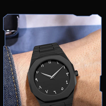 VA VA VOOM Orologio creativo da uomo di marca Moda Silicone Nero Business Style Arabo Digitale Creativo Militare Orologi sportivi al quarzo platinumshop