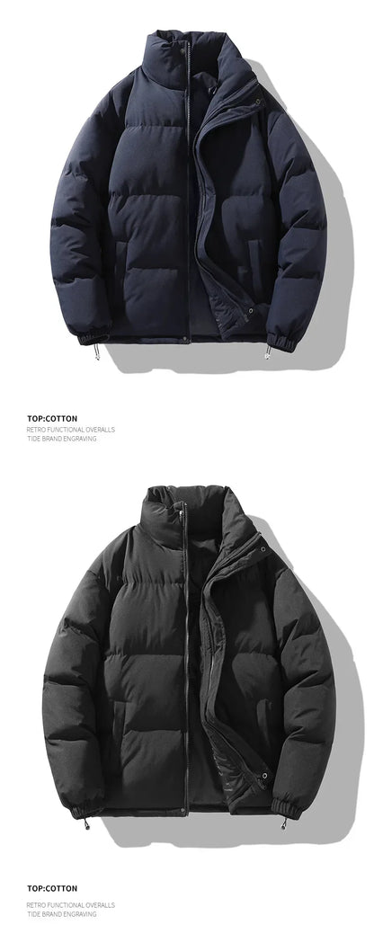 New 2025 Winter National Standard Men's down Jacket Thickened Short Fashionable Outerwear Durable Summer Thin Material
