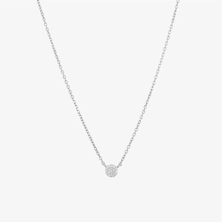 DPLAOPA 925 Sterling Silver Gold Solo trilioni Pave CZ zircone cuscino collana lunga catena pera Choker donne monete di lusso gioielli PlatiNum