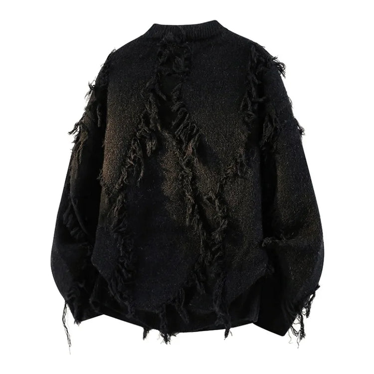 2026 Autumn Winter Crew Neck Sweater For Men Fashion Japanese Style Loose Casual Knit Pullover Long Sleeve Tops