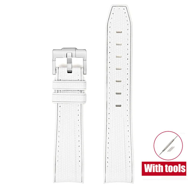 Cinturino in gomma per Swatch X Omega Joint MoonSwatch Cinturino sportivo impermeabile da 20 mm Cinturino con estremità curva in silicone per uomo donna platinumshop