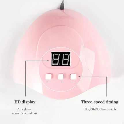 Nail UV Lamp 18LED Nail Dryer Suitable For All Gel Varnish Polishing And Curing With Timer Mode Suitable For Home Manicure Tools