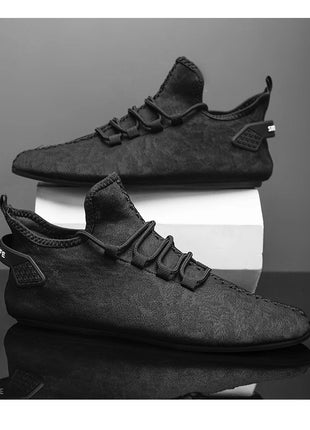 YRZL Mocassini da uomo in rete Mocassini da guida Appartamenti di alta qualità Scarpe da passeggio Mocassini casual antiscivolo traspiranti Scarpe da uomo estive