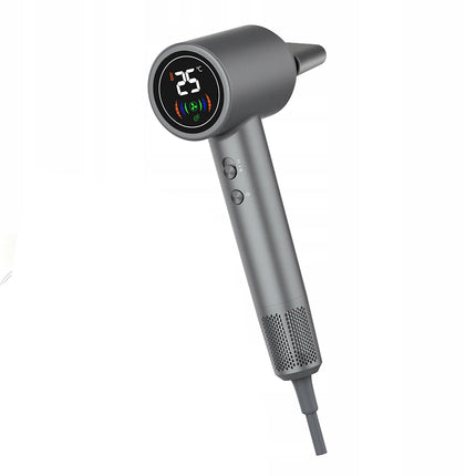 1500W Hair Dryer Negative Ions Hair Care Professional Leafless Hair Dryer Silent And Quick Drying With LCD Display For Home Travel Gift