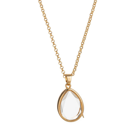 Small cute fashionable and trendy ocean hearts can be opened with necklaces water droplet pendants and small items PlatiNum