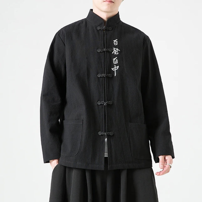 Camicie Uomo Abiti tradizionali cinesi Cotone Autunno Primavera Capispalla casual Maschile Cotone Lino Camicia di grandi dimensioni Kungfu Giacche da uomo