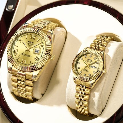 NIBOSI Orologi da donna con diamanti Orologio da donna casual di moda di lusso delle migliori marche Orologio da donna con data settimanale automatica impermeabile Reloj platinumshop