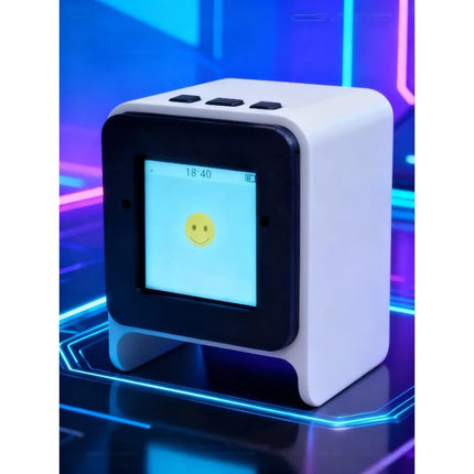 DeepSeek XiaoZhi Mini AI Emo Robot | Smart Voice Chatbot, Emotional Interaction, Personalized AI Companion, Unique Gift Idea PlatiNum