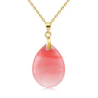 Gold-Cherry quartz