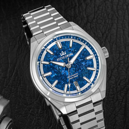 AddiesKIN K006 Men Watch Sapphire Glass BGW9 Luminous 20Bar Waterproof Ice Crystal Titanium Dial 9015 Mechanical Automatic Watch