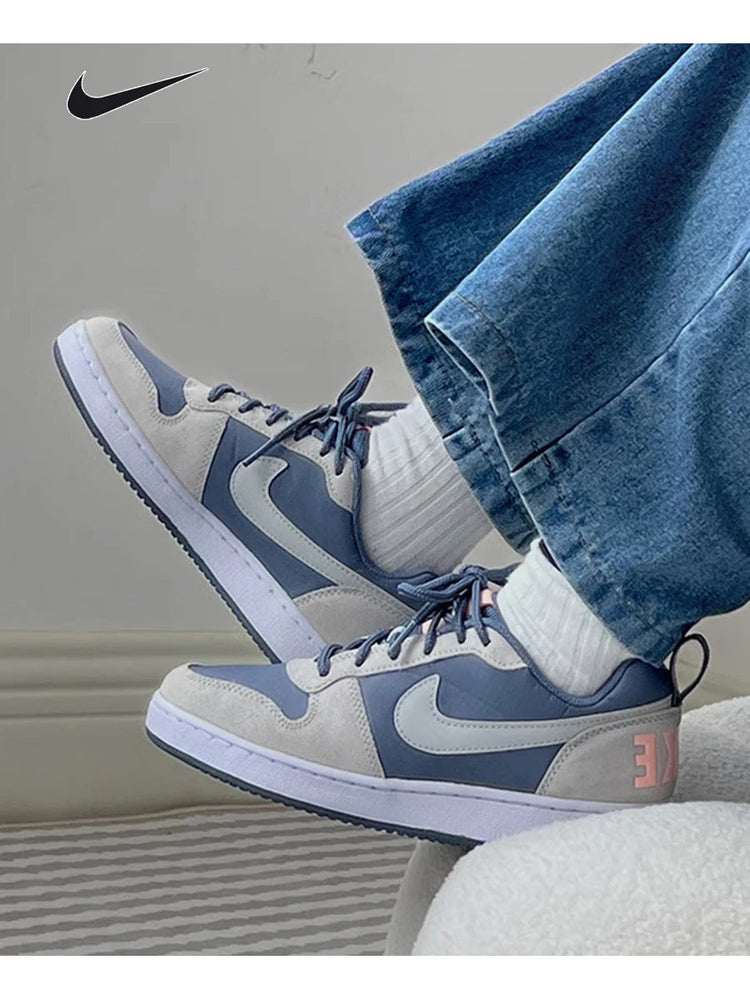 Scarpe da ginnastica Nike unisex Court Borough Retro, scarpe sportive casual basse, traspiranti e resistenti all'usura 861533-400 platinumshop