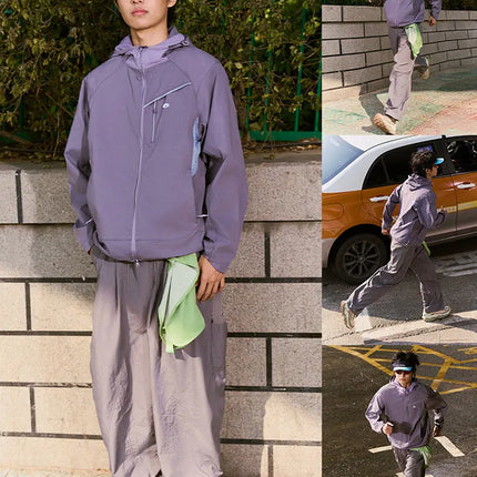 Men Women Splice Fashion Outdoor Loose Casual Lightweight Quick Dry Sports Cargo Baggy Pants Track Trouser Jogger Sweatpants