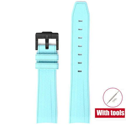 Cinturino in gomma per Swatch X Omega Joint MoonSwatch Cinturino sportivo impermeabile da 20 mm Cinturino con estremità curva in silicone per uomo donna platinumshop