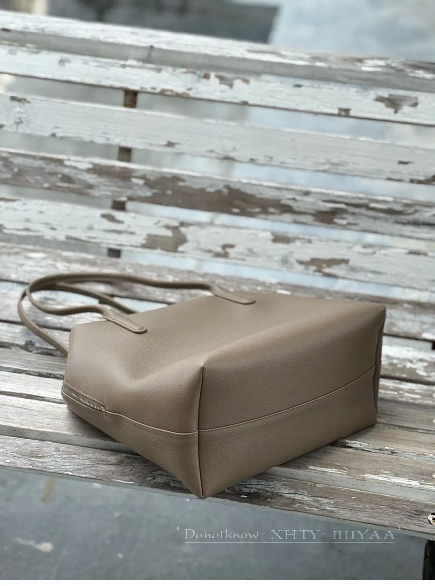 XHTY Genuine Leather Shoulder Bag Underarm Bag Women Soft Large Capacity Bowling Bag Simple Fashion Top Layer Cowhide New Model