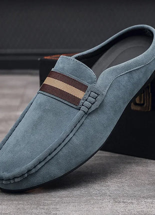 Mocassino 2026 ‌   Scarpe da uomo leggere estive, modello mocassino, slip-on traspiranti casual con mezza soletta, per uomo