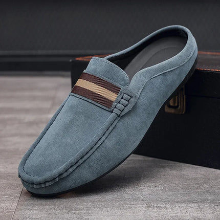 Mocassino 2026 ‌   Scarpe da uomo leggere estive, modello mocassino, slip-on traspiranti casual con mezza soletta, per uomo