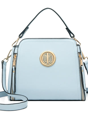 Borsa da donna multifunzionale elegante Kono realizzata in pelle PU, tracolla regolabile, scomparti multipli, può essere utilizzata come borsa a mano e borsa a tracolla