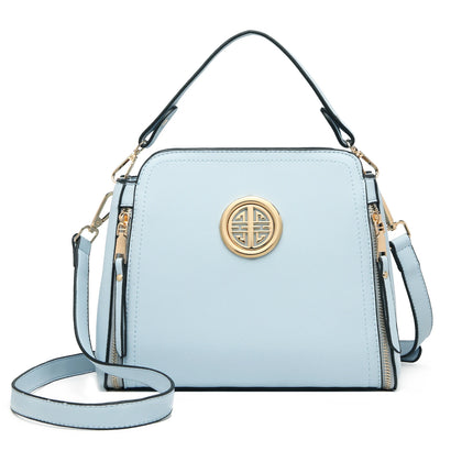 Borsa da donna multifunzionale elegante Kono realizzata in pelle PU, tracolla regolabile, scomparti multipli, può essere utilizzata come borsa a mano e borsa a tracolla