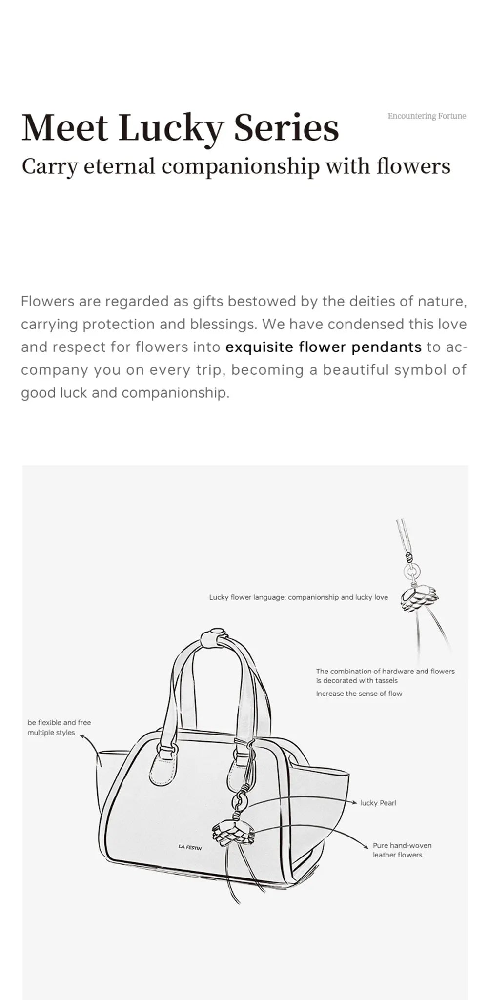 LA FESTIN Original Brand Women's Bag Shoulder Bag Leather Handbag 2025 New Dumpling Bag Fashion Crossbody Bag Lady Wallet