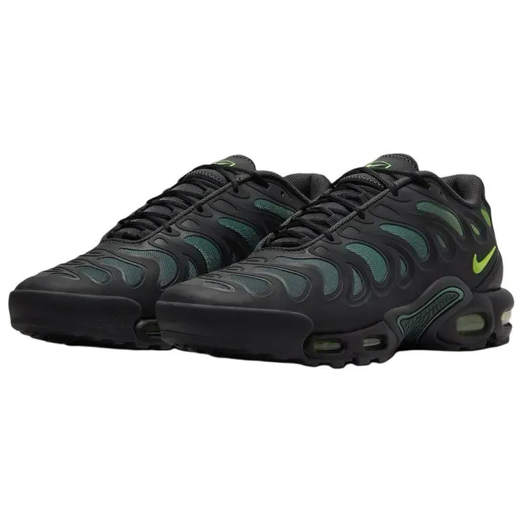 Nike Air Max Plus TN Drift Black Green Strike Men Women Tuned Air Cushioning Support Retro Running Shoes FD4290-006