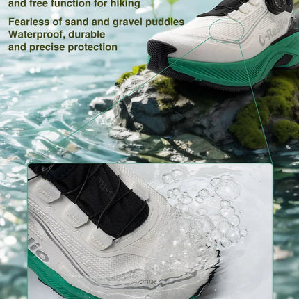 ONEMIX Scarpe Sportive Casual Impermeabili Autunno Inverno per Uomo, Scarpe da Passeggio Leggere Antiscivolo per Esterni, Scarpe da Papà per Donna PlatiNum