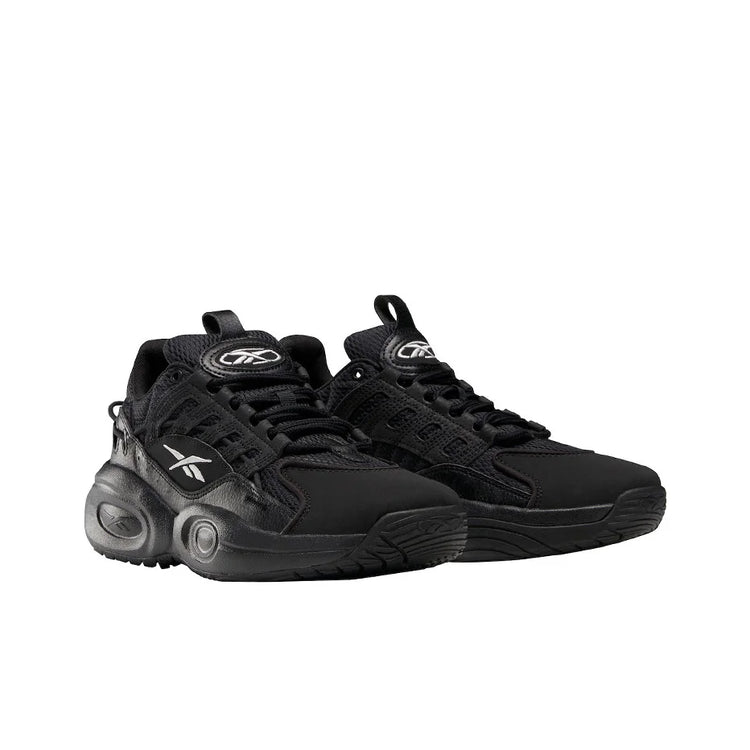 Reebok Solution Vintage Basketball Shoes Unisex Mid Top Extreme Night Black GY0933