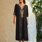 Donne allentato leggero caftano Kimono Cardigan Casual Beach Cover Up lungo caftani costume da bagno Maxi Dress platinumshop