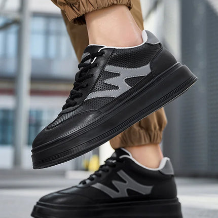 Hot selling Breathable Thick soled Trendy waterproof Durable Casual height increasing shoes Increase by 6 centimeters