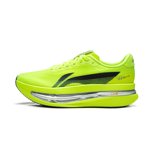 Li-Ning Women's RED HARE 9 ULTRA Racing Running Shoes SUPER BOOM Cushion BOOM FIBER Breathable LiNing Training Sneakers ARPW008 PlatiNum