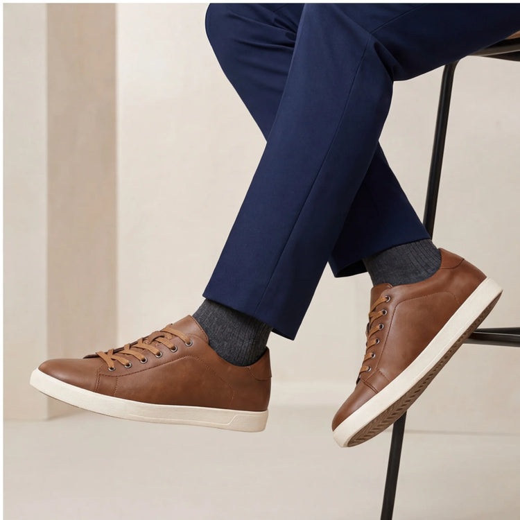 Men's Sneakers And Casual Shoes Plain Design Shoes For Man Casual Wear Man Shoes Contrast Sole Casual Style
