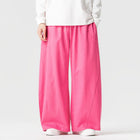 Pantaloni Primaverili 2026 da Uomo, Comodi e Larghi in Cotone, Stile Hip Hop, Tinta Unita, Moda Casual, Gamba Larga, Taglie Forti fino a 5XL