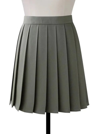 Gonna longuette a pieghe a vita alta da donna Y2k Estate al ginocchio stile preppy Harajuku Hot Street School Cosplay Casual Faldas femminili