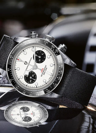 Nuovo Orologio da Uomo PAGANI DESIGN BB Panda 2026, Orologio al Quarzo di Lusso Retrò, Cronografo Sportivo da Polso, Impermeabile 100M, Luminoso