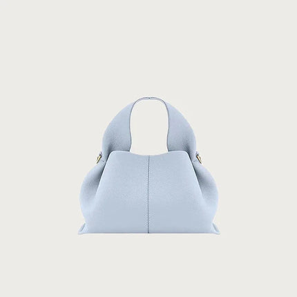 Borsa tote classica in tinta unita da donna, comoda ed elegante, stile vintage