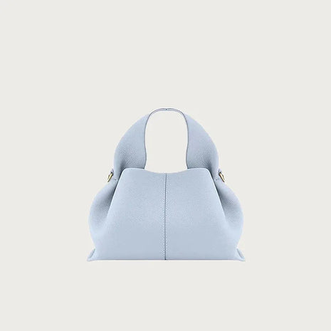 Borsa tote classica in tinta unita da donna, comoda ed elegante, stile vintage